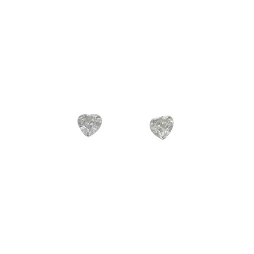 Silver Cubic Zirconia Stud Earrings