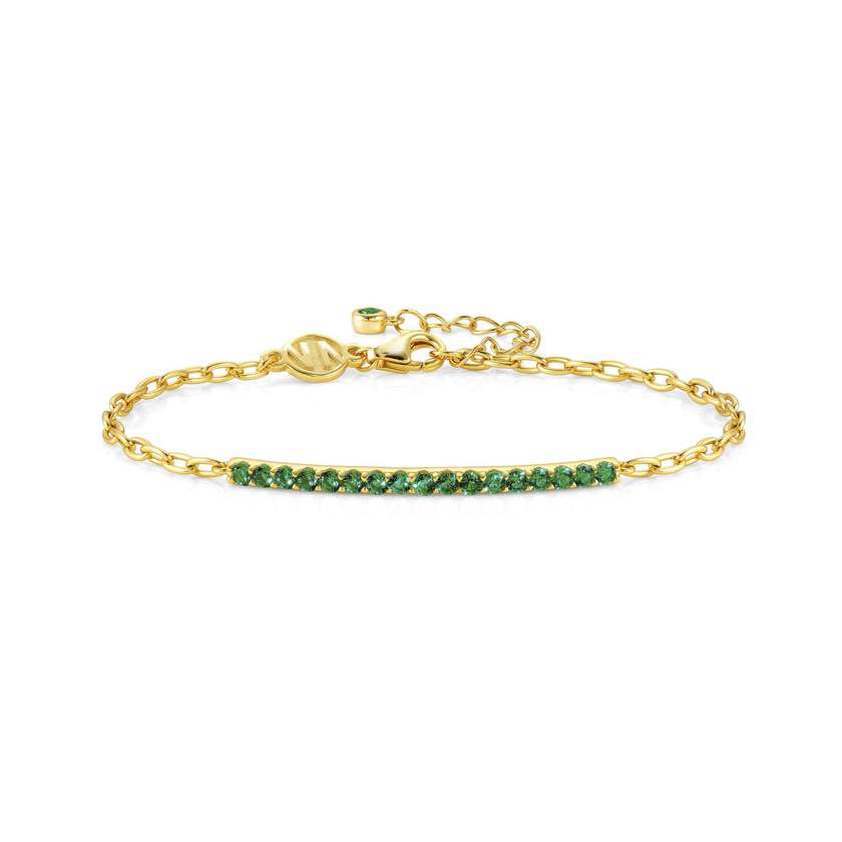 Green CZ 149703 Gold Lovelight Bracelet