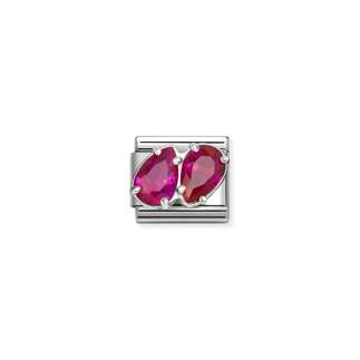 330329 11 Fuchsia CZ Drops