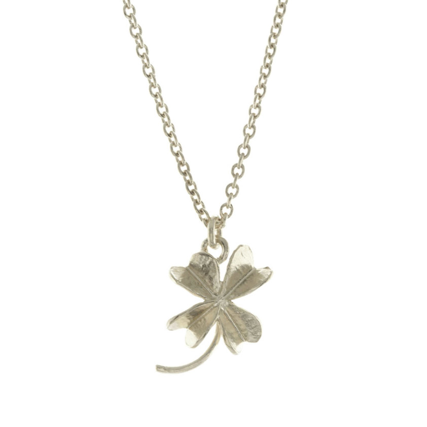 Sterling Silver Baby Lucky Clover Necklace