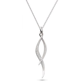 Entwine Twine Twist Pavé Necklace