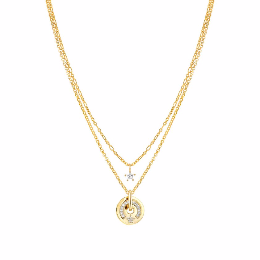 149204 02 Yellow Gold Star Necklace