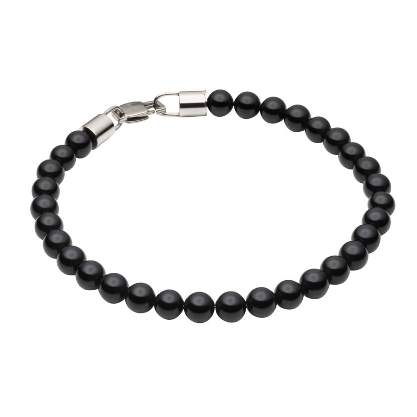 Black Onyx Healing Bead Bracelet 22cm