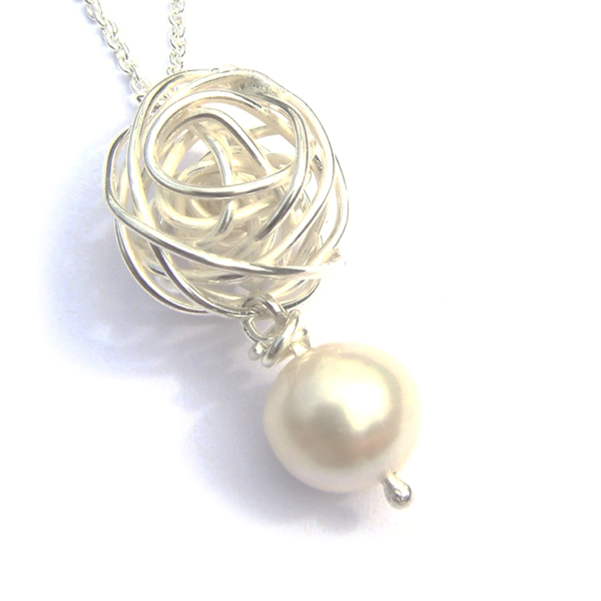 White Pearl Pendant