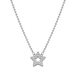 Stainless Steel 134001 Soffio D'Armor Star Necklace