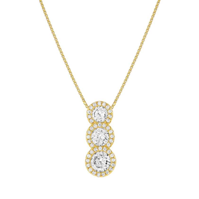 Yellow Gold Plated 241403 SEIDIVINA Necklace