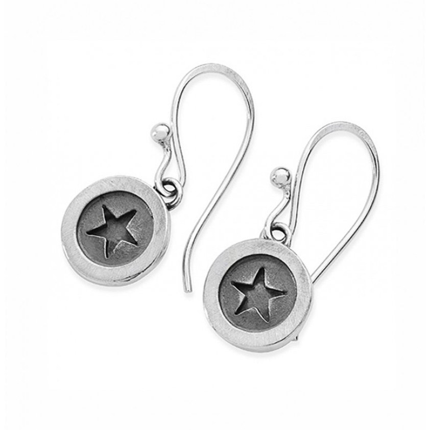 Wee Buttons Star Earrings