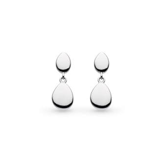 Coast Pebble Double Droplet Studs