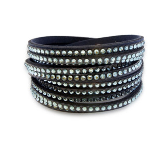 Navy/Aqua Gallant Wrap Bracelet