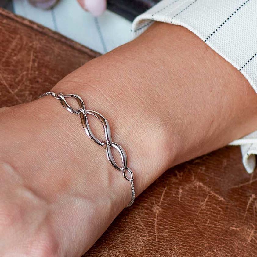 Twine Link Trio Slider Bracelet