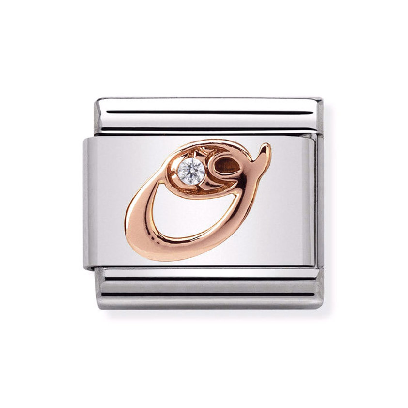 430310 15 Rose Gold Letter O