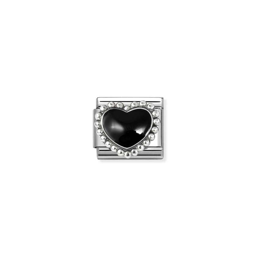 Black                330204 Raised Coloured Heart