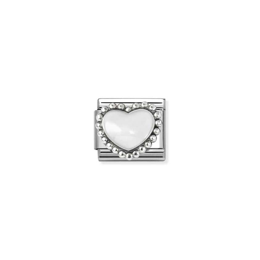 White                330204 Raised Coloured Heart