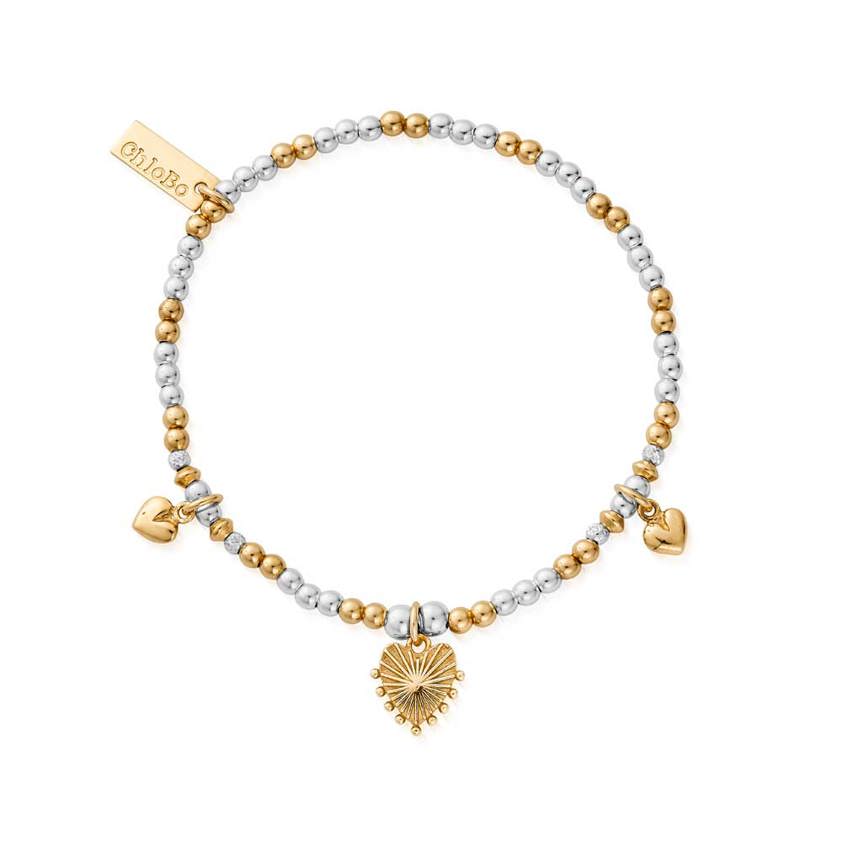 Yellow Gold Plated Everyday Love Bracelet