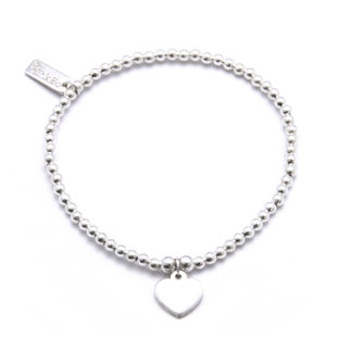 Cute Charm Plain Heart Bracelet