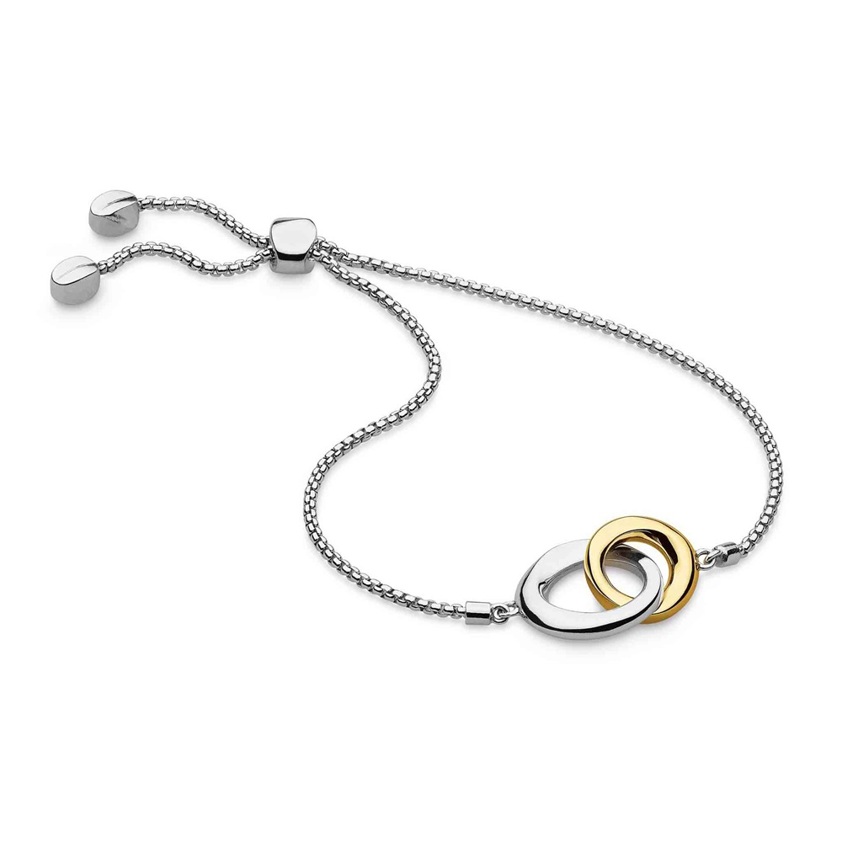 Bevel Cirque Golden Link Toggle Bracelet