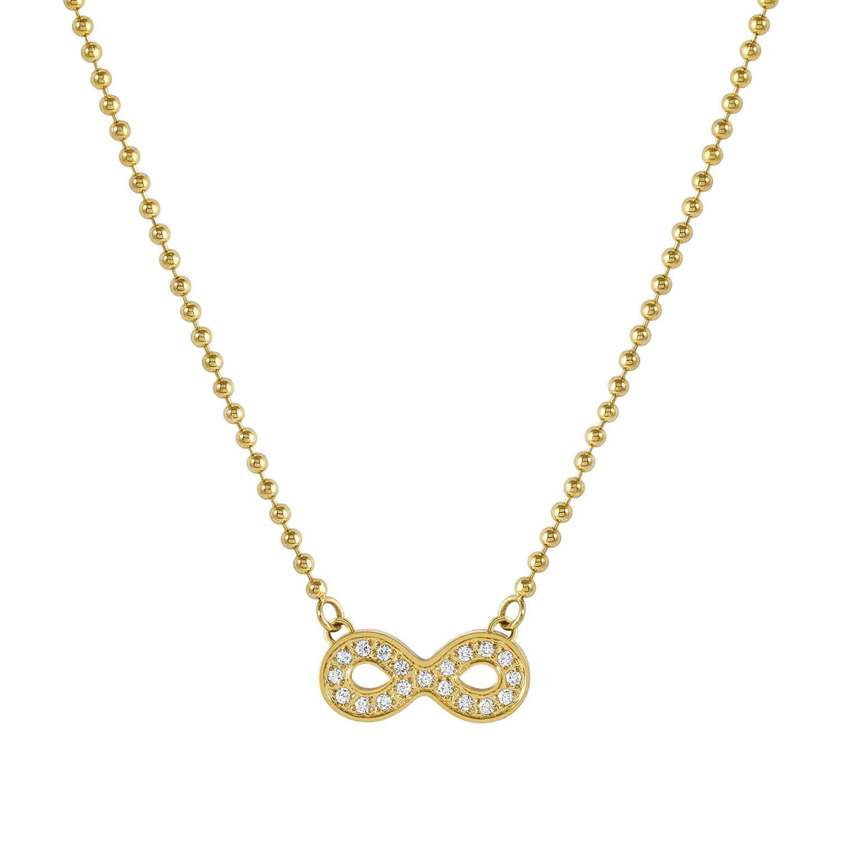 Yellow Gold PVD 134001/07 Soffio D'Armor Infinity Necklace