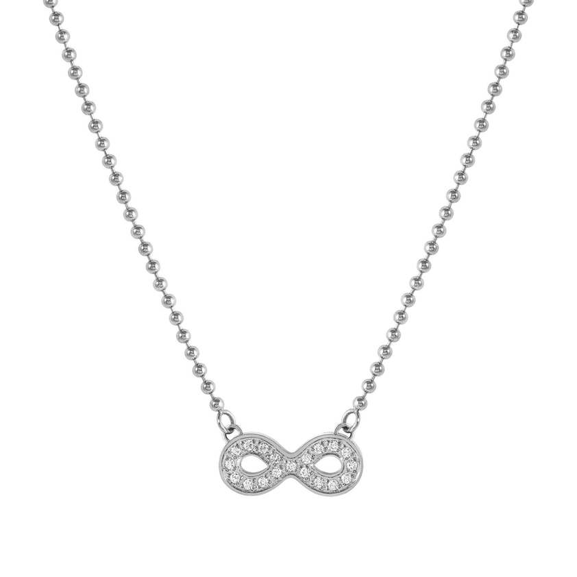 Stainless Steel 134001/07 Soffio D'Armor Infinity Necklace