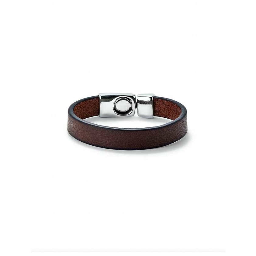 PUL2454 Brown Leather Bracelet