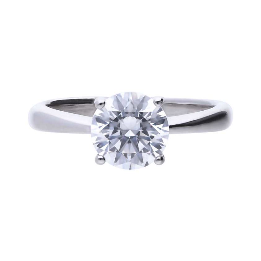 R3753 4 Claw Set 2ct Solitaire Ring