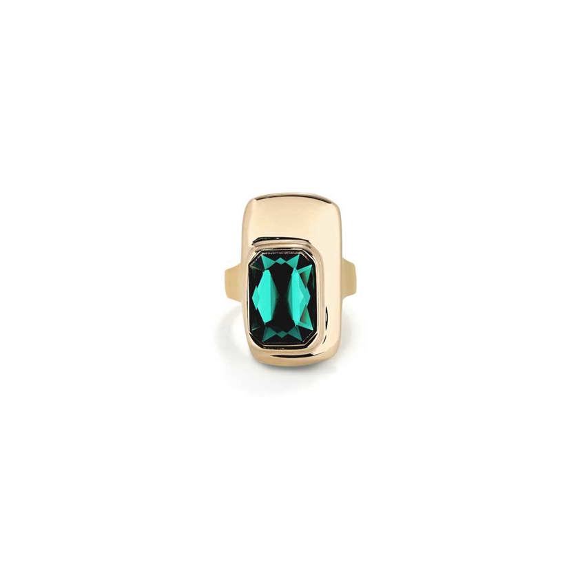 18K Gold Plated ANI0829VRD Gold Plated Ring