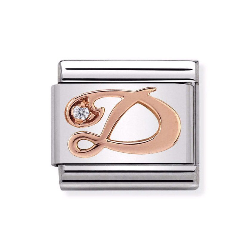 430310 04 Rose Gold Letter D