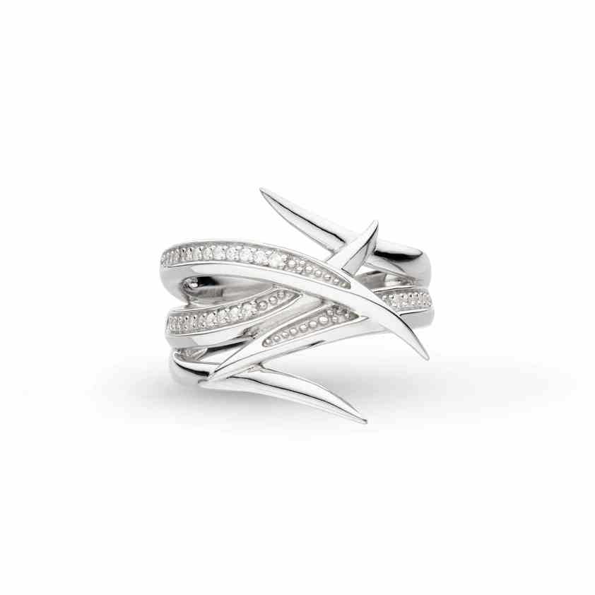 Helix Wrap Pave CZ Ring
