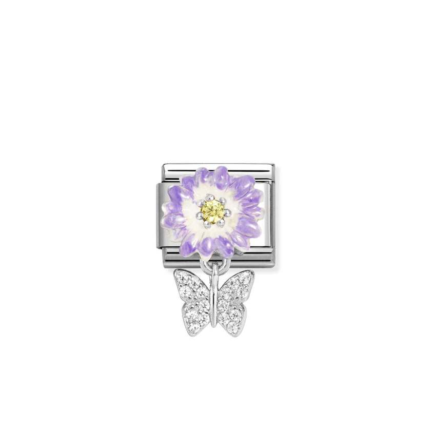 331814 11 Purple Flower/Butterfly