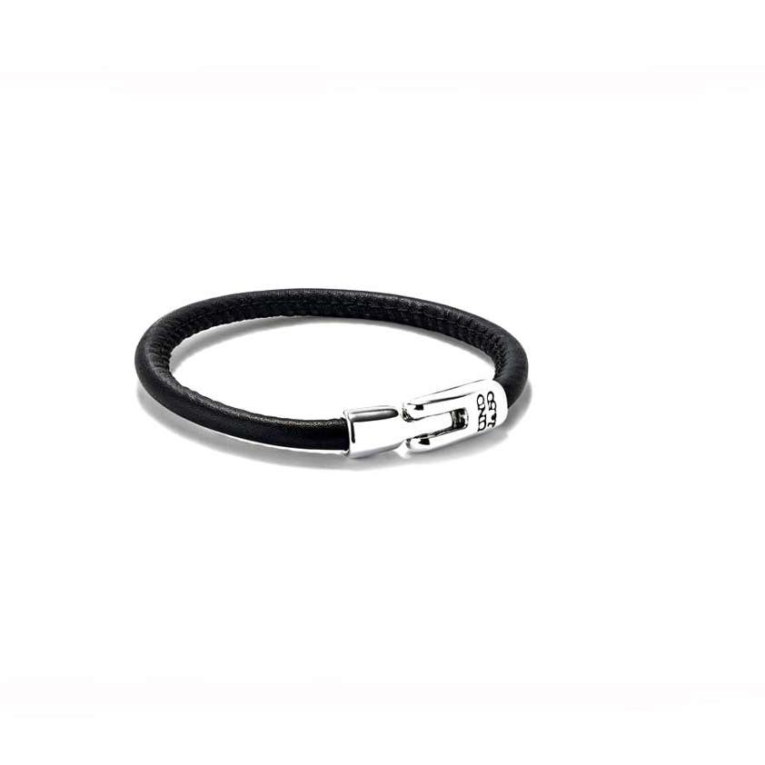 PUL2467NGR Leather Bracelet