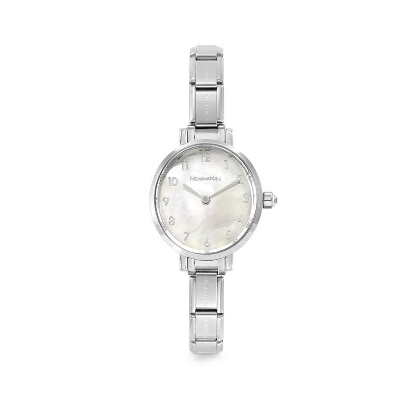 076038/008 Paris Oval Watch Mother of Pearl