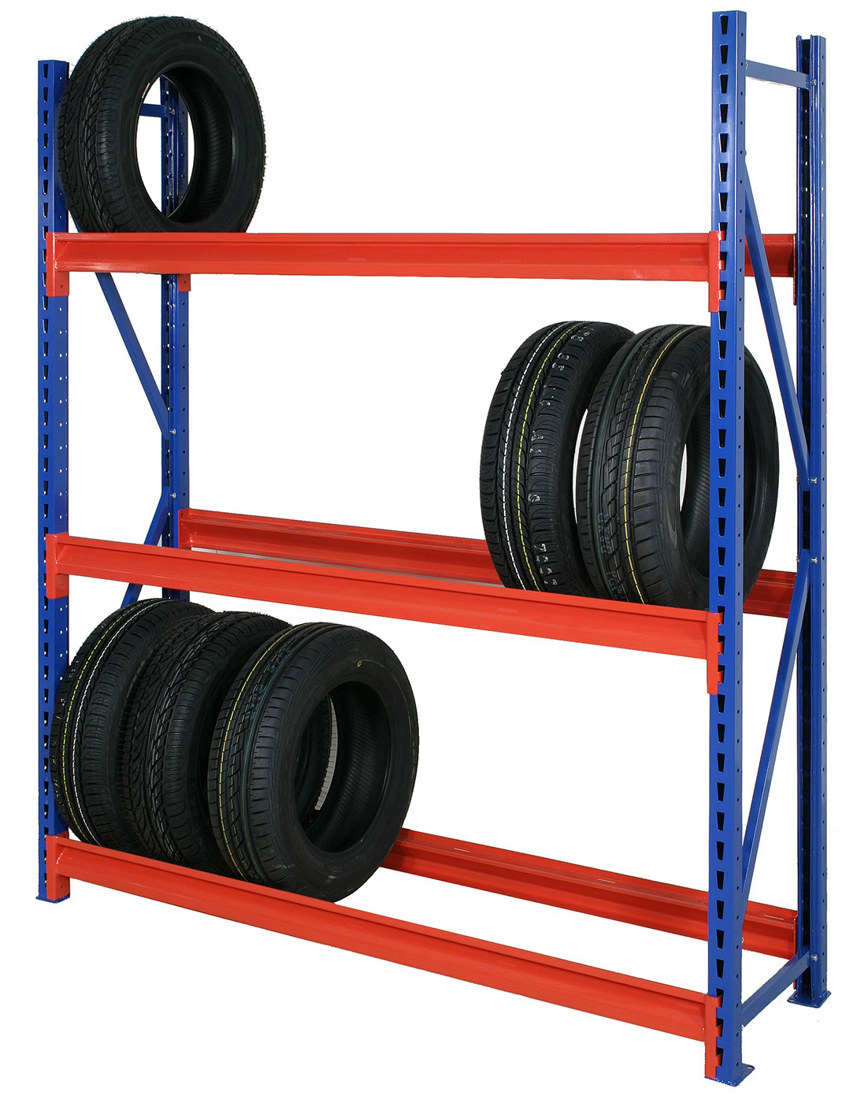 Longspan Tyre Racking Additional Levels