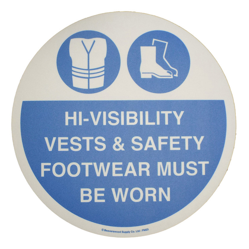 Hi-Visibility Floor Signs