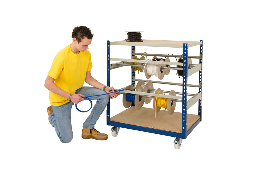 Mobile Cable Reel Storage / Bench