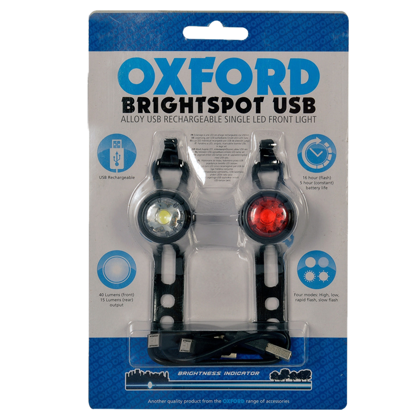 Oxford BrightSpot USB Light Set - Urban Cycology