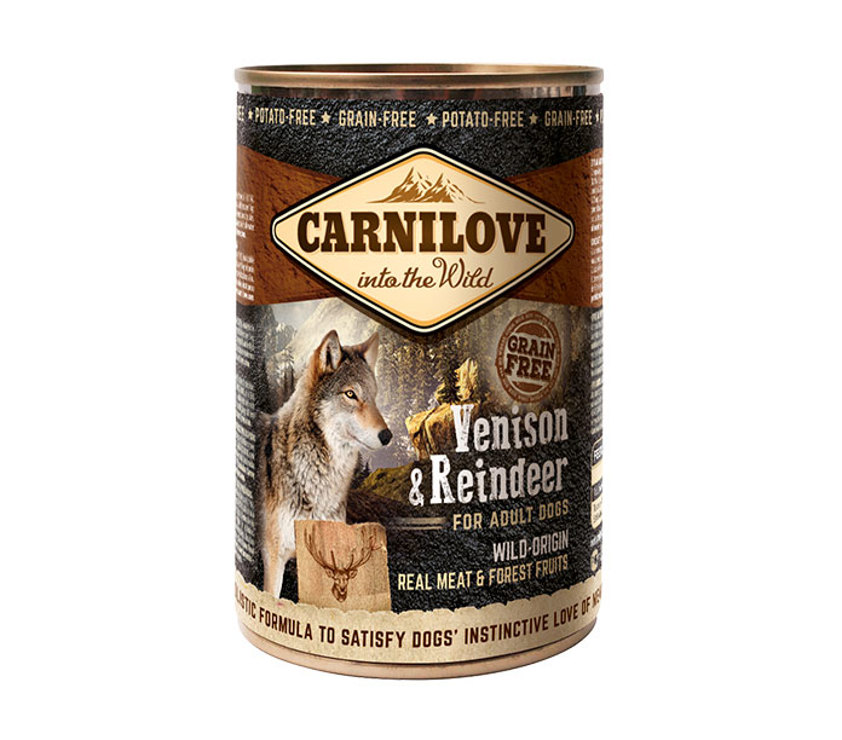 Venison and Reindeer Carnilove Can