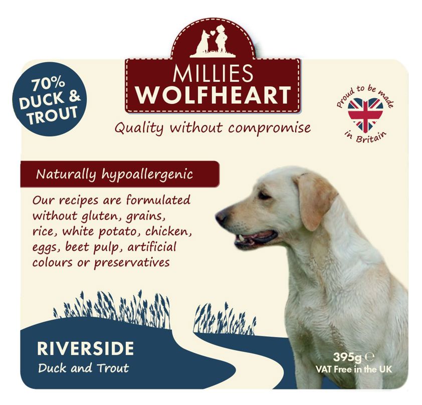 Riverside Millie's Wolfheart Wet Cans 395g