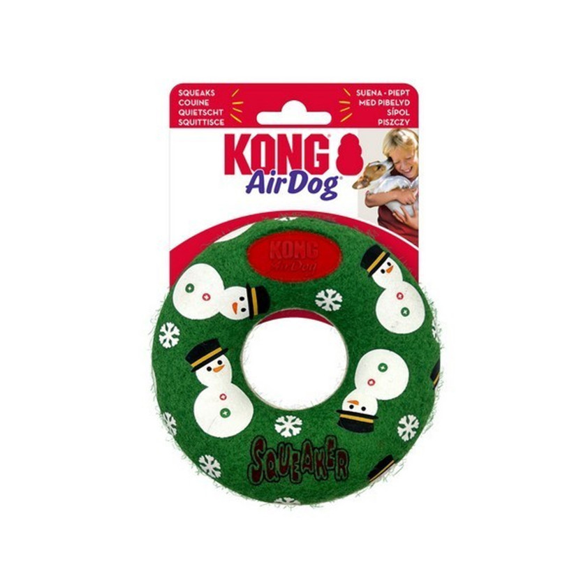 Kong Christmas Air Dog Squeaker Donut