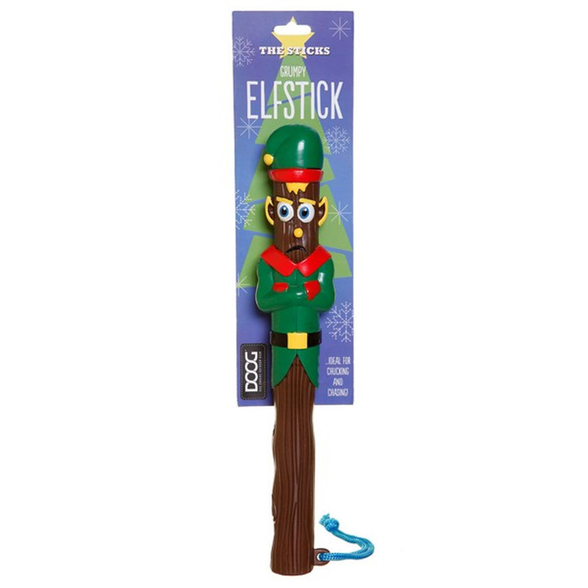 Elf Doog Christmas Stick