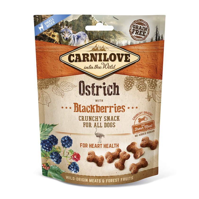 Ostrich and Blackberry Carnilove Treat Pouch