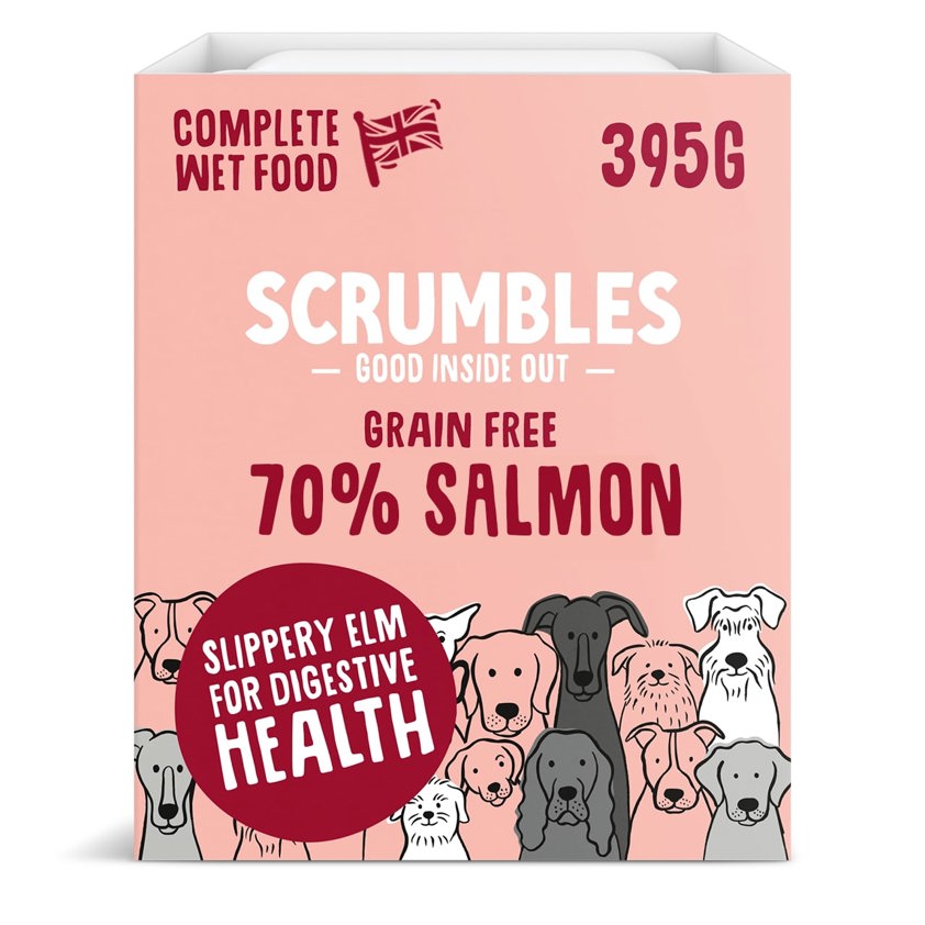 Salmon Scrumbles Wet Food 395g