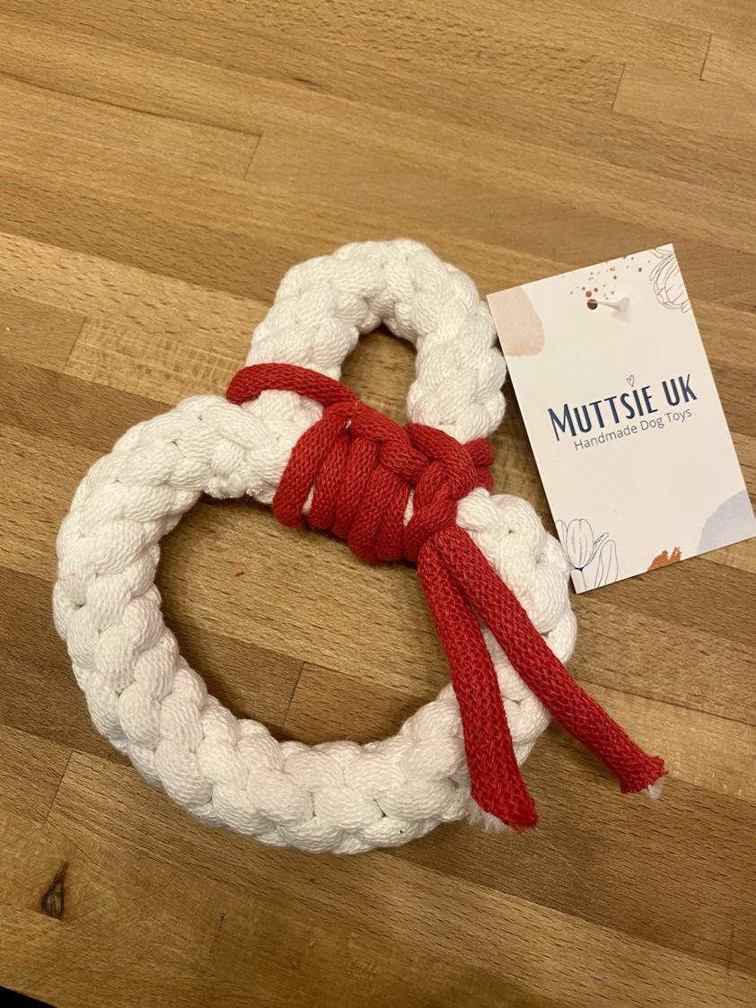 Muttsie Snowman Rope Toy