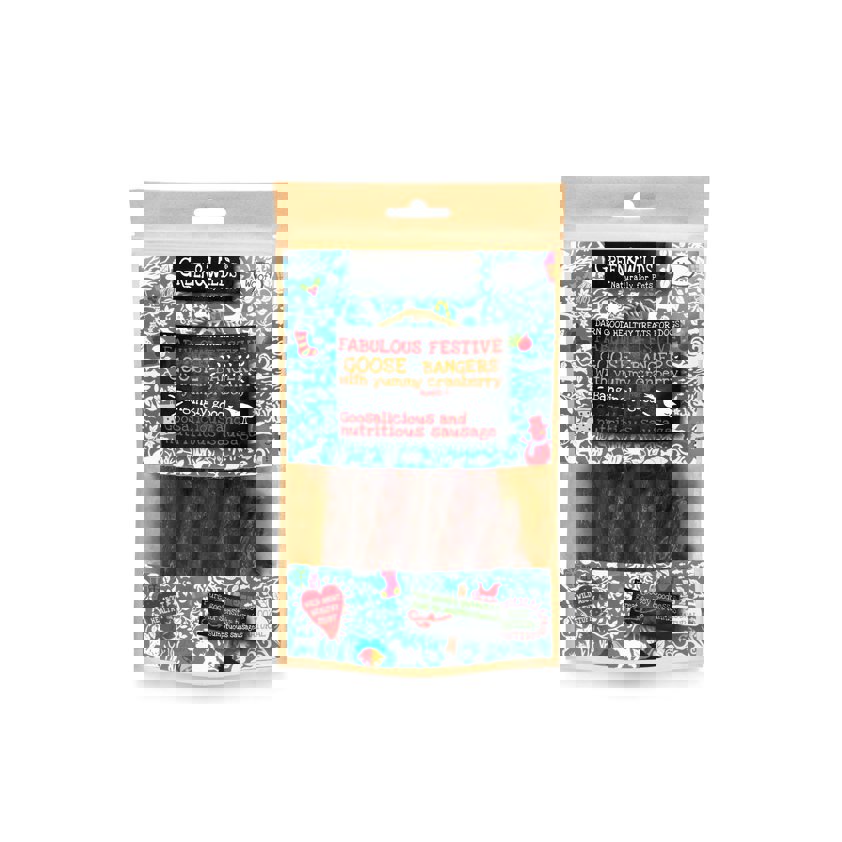 Goose and Cranberry Christmas Bangers