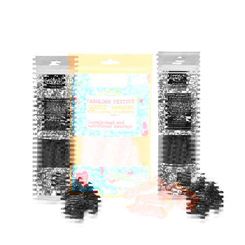 Goose and Cranberry Christmas Bangers