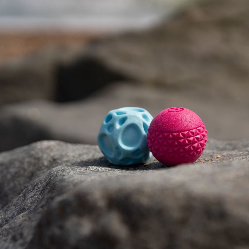 Blue and Pink Great & Small Frubba Irregular Ball 2 Pack