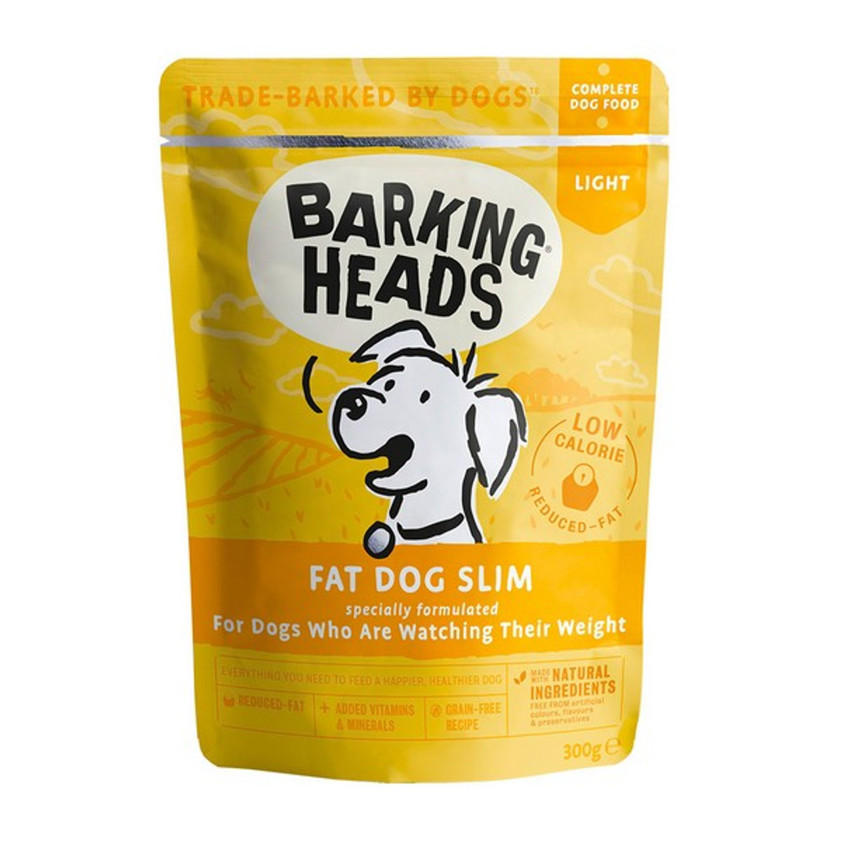Fat Dog Slim Barking Heads Wet Food 300g