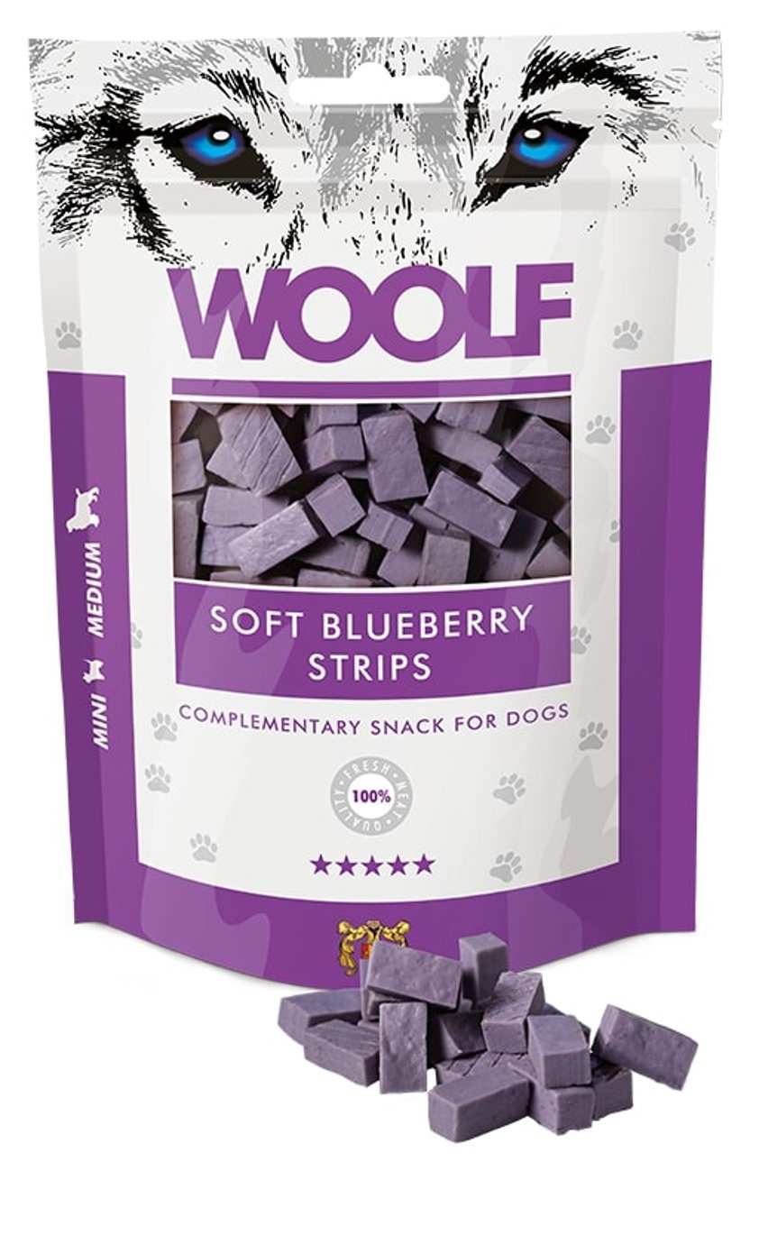 Woolf Soft Blueberry Strips