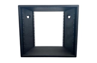 RS 10U - 10410U 19" Rack Sleeve, Rack Strip Front & Rear, Painted Black