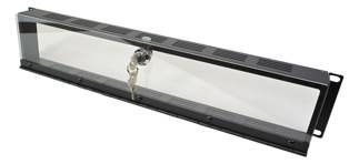 RK2SEC - 19" 2U Security Rack Panels with Lock