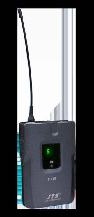 E-7TBD+CM-501 - UHF Bodypack Transmitter supplied with Lavaliere Microphone