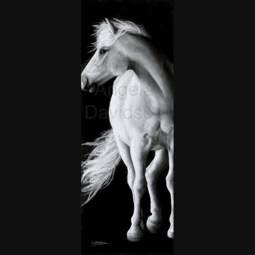 Blaze: A Stallion Horse Print by Angela Davidson Art